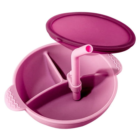 Peryerana Baby Bowl Silicone Food Divided Plate with Lid Straw Toddler Training Dish Gift for Girls Boys Red
Peryerana Baby Bowl Silicone Food Divided Plate with Lid Straw Toddler Training Dish Gift for Girls Boys Red