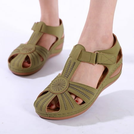 YTJX Women s Ladies Girls Comfortable Ankle Hollow Round Toe Sandals Soft Sole Shoes
YTJX Women s Ladies Girls Comfortable Ankle Hollow Round Toe Sandals Soft Sole Shoes