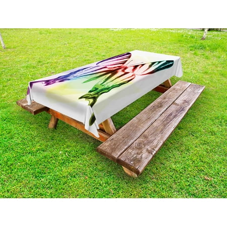 Swallowtail Butterfly Outdoor Tablecloth Butterfly with Rainbow Colors Fantasy Animal Artistic Dreamy Display Decorative Washable Fabric Picnic Tablecloth 58 X 104 Inches Multicolor by Ambesonne
Swallowtail Butterfly Outdoor Tablecloth Butterfly with Rainbow Colors Fantasy Animal Artistic Dreamy Display Decorative Washable Fabric Picnic Tablecloth 58 X 104 Inches Multicolor by Ambesonne
