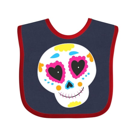 Inktastic Decorated Skull Gift Baby Boy or Baby Girl Bib
