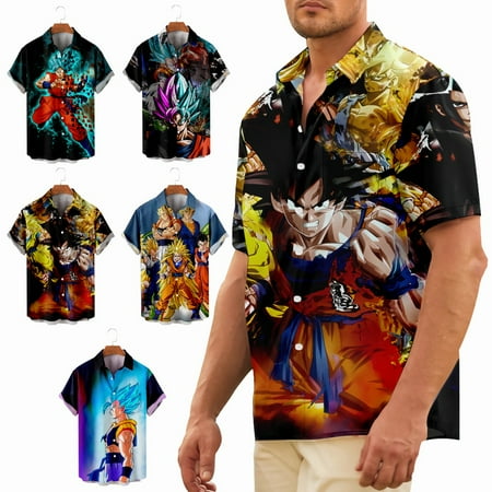 Dragon Ball - Teens Mens Short Sleeve Hawaiian Shirts with Pocket Breathable Clothing Apparel For Men
Dragon Ball - Teens Mens Short Sleeve Hawaiian Shirts with Pocket Breathable Clothing Apparel For Men