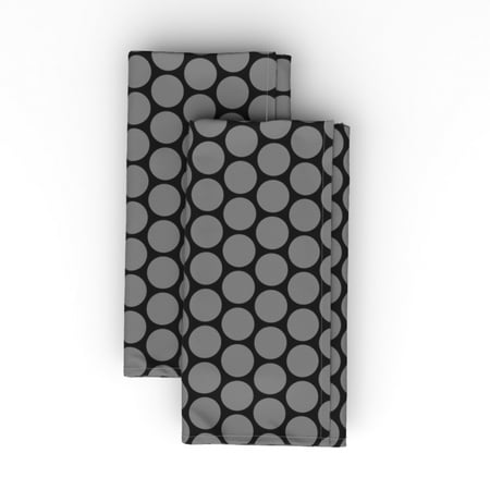 Cotton Sateen Dinner Napkins (Set of 2) - Circles Gray Round Geometric Scandinavian Black Grey Circle Print Cloth Dinner Napkins by Spoonflower
Cotton Sateen Dinner Napkins (Set of 2) - Circles Gray Round Geometric Scandinavian Black Grey Circle Print Cloth Dinner Napkins by Spoonflower