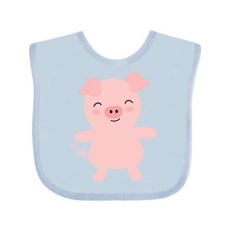 Inktastic Cute Pig Gift Baby Boy or Baby Girl Bib