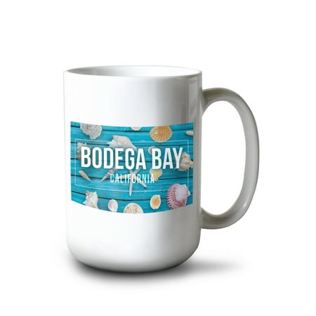 15 fl oz Ceramic Mug Bodega Bay California Seashells on Blue Wood Dishwasher & Microwave Safe
15 fl oz Ceramic Mug Bodega Bay California Seashells on Blue Wood Dishwasher & Microwave Safe
