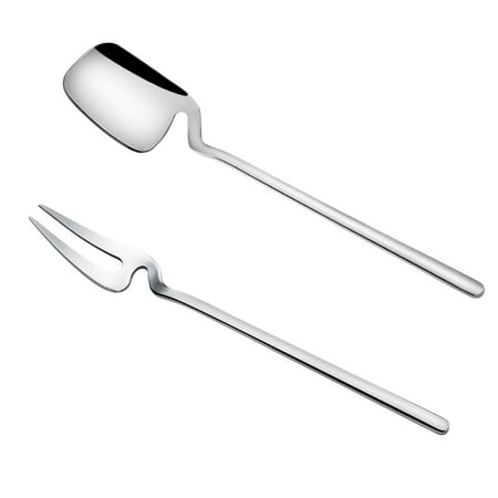 8PCS Stainless Steel Flatware Set Creative Coffee Spoon Fruit Fork Cutlery Portable Tableware (Silver)
8PCS Stainless Steel Flatware Set Creative Coffee Spoon Fruit Fork Cutlery Portable Tableware (Silver)