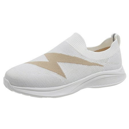 Fsqjgq Slippers for Women Fashion Summer and Autumn Women Fly Woven Mesh Breathable Lightweight Slip On Casual Style Women Sports Running Shoes White 37
Fsqjgq Slippers for Women Fashion Summer and Autumn Women Fly Woven Mesh Breathable Lightweight Slip On Casual Style Women Sports Running Shoes White 37