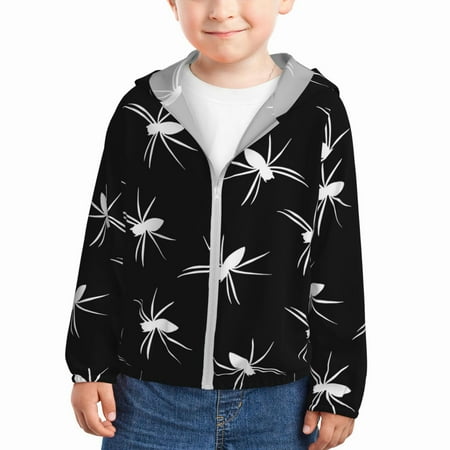 Sun Hoodie for Kids white spider doodle black Long Sleeve Swim Fishing Shirts Sun Protection Zip Up Jacket Clothing Athletic Hoodie
Sun Hoodie for Kids white spider doodle black Long Sleeve Swim Fishing Shirts Sun Protection Zip Up Jacket Clothing Athletic Hoodie