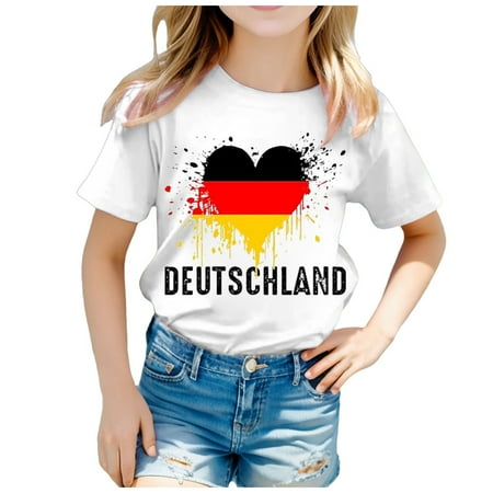 Children Flag Of Germany Print Short Sleeve Round Neck T Shirt Fashion Trend Bottoming Shirt Shirt Girls Long Sleeve Toddler Long Sleeve Big Girls Shirts Overalls Girls Cat and Jacket Clever Girl T
Children Flag Of Germany Print Short Sleeve Round Neck T Shirt Fashion Trend Bottoming Shirt Shirt Girls Long Sleeve Toddler Long Sleeve Big Girls Shirts Overalls Girls Cat and Jacket Clever Girl T