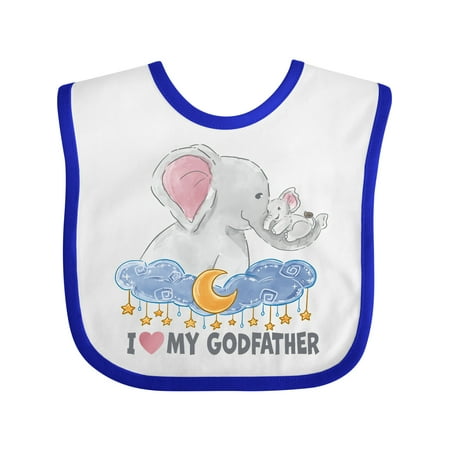 Inktastic I Love My Godfather Cute Elephants with Moon and Stars Gift Baby Boy or Baby Girl Bib
Inktastic I Love My Godfather Cute Elephants with Moon and Stars Gift Baby Boy or Baby Girl Bib