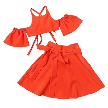 Baby Girls Outfits Solid Color Short Sleeve T Shirt Skirt 2 PCS Cotton Ruffle Trim Toddler Vacation Outwear Cute Stylish Comfy Kids Clothes Sets
Baby Girls Outfits Solid Color Short Sleeve T Shirt Skirt 2 PCS Cotton Ruffle Trim Toddler Vacation Outwear Cute Stylish Comfy Kids Clothes Sets
