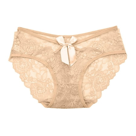 No Show Underwear for Women Lace Breathable Lace Hollow Out and Raise The Pure Brief Women s Panties Gold One Size
No Show Underwear for Women Lace Breathable Lace Hollow Out and Raise The Pure Brief Women s Panties Gold One Size