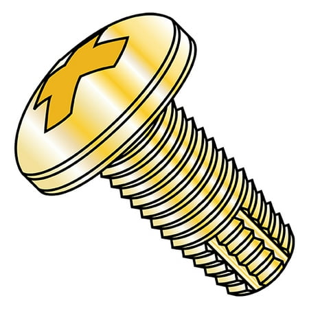8-32X5/16 Phillips Pan Thread Cutting Screw Type F Fully Threaded Zinc Yellow And (Pack Qty 10 000) BC-0805FPPY
8-32X5/16 Phillips Pan Thread Cutting Screw Type F Fully Threaded Zinc Yellow And (Pack Qty 10 000) BC-0805FPPY