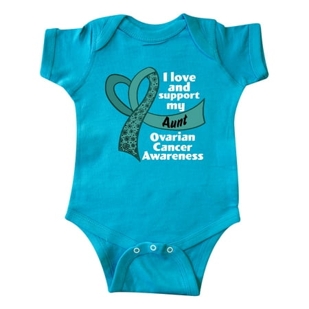 Inktastic I Love and Support My Aunt Ovarian Cancer Teal Ribbon Heart Gift Baby Boy or Baby Girl Bodysuit
Inktastic I Love and Support My Aunt Ovarian Cancer Teal Ribbon Heart Gift Baby Boy or Baby Girl Bodysuit