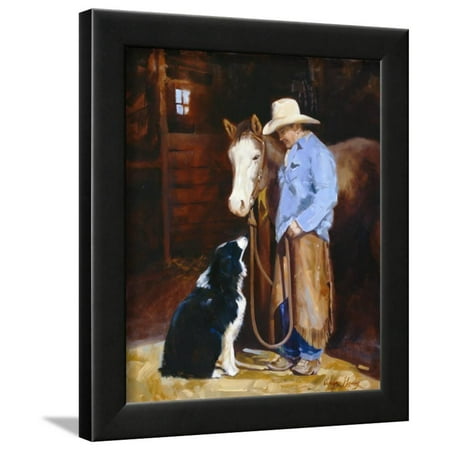 Hey, Buddy Framed Print Wall Art By Carolyne Hawley