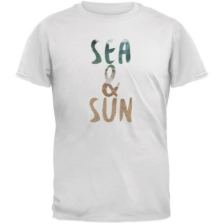 Sea & Sun Summer Beach White Youth T-Shirt