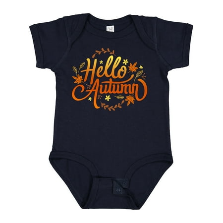 Inktastic Fall Season Hello Autumn in Orange and Yellow with Leaves Gift Baby Boy or Baby Girl Bodysuit
Inktastic Fall Season Hello Autumn in Orange and Yellow with Leaves Gift Baby Boy or Baby Girl Bodysuit