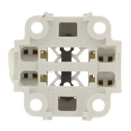 Leviton 26725-416 4-Pin GX24q-6 Base Compact Fluorescent Bottom Screw-Down Light Socket
Leviton 26725-416 4-Pin GX24q-6 Base Compact Fluorescent Bottom Screw-Down Light Socket