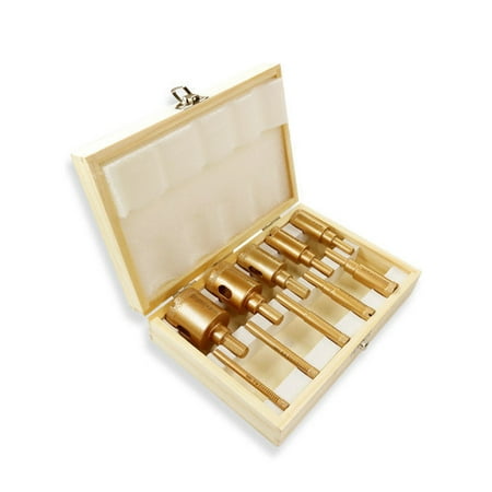 Aibecy Brazed Welding Diamond Core Drill Bit Marble Ceramic Tile Wall Brick Holes Drilling Accessory with Storage Box -and-dry Use 
Aibecy Brazed Welding Diamond Core Drill Bit Marble Ceramic Tile Wall Brick Holes Drilling Accessory with Storage Box -and-dry Use