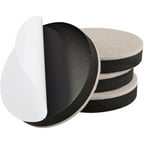 Super Sliders 4713495K 3-1/2" Round Self-Stick Felt SuperSliders 4 Piece