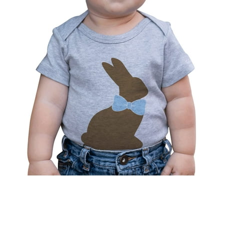 7 ate 9 Apparel Boys Happy Easter Shirts - Chocolate Bunny Grey Onepiece 12-18 Months
7 ate 9 Apparel Boys Happy Easter Shirts - Chocolate Bunny Grey Onepiece 12-18 Months