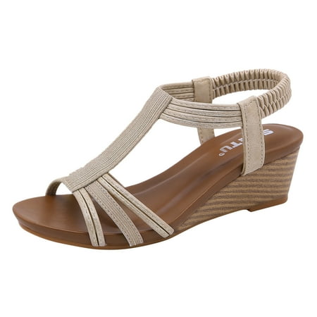 Pgeraug womens slippers Ladies Sandals Peep Toe T Strap Bohemia Women Sandals Flats Flip Flops Beach Holiday mens slippers Gold 39
Pgeraug womens slippers Ladies Sandals Peep Toe T Strap Bohemia Women Sandals Flats Flip Flops Beach Holiday mens slippers Gold 39