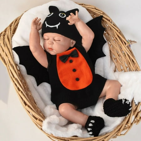 Hbdhejl Outfit Set For Girls Boys Toddler Baby Bat Monster Soft Romper Jumpsuit Sets With Wing Hat 3Pcs Set Clothess Black 12-18 Months
Hbdhejl Outfit Set For Girls Boys Toddler Baby Bat Monster Soft Romper Jumpsuit Sets With Wing Hat 3Pcs Set Clothess Black 12-18 Months