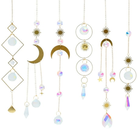 Eummy Crystal Suncatcher Colorful Crystal Prism Pendant Sparkling Crystal Hanging Ornament DIY Window Hanging Crystal Decoration Maker for Home Window Garden Decoration
Eummy Crystal Suncatcher Colorful Crystal Prism Pendant Sparkling Crystal Hanging Ornament DIY Window Hanging Crystal Decoration Maker for Home Window Garden Decoration