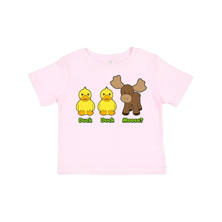 Inktastic Duck Duck Moose Gift Toddler Boy or Toddler Girl T-Shirt