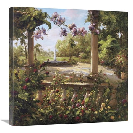 24 x 24 in. Juliets Garden II Art Print - Gabriela