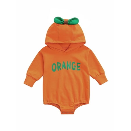 Frobukio Newborn Baby Boys Girls Cotton Casual Long Sleeve Hooded Romper Letter Printing Triangle Jumpsuits Orange 6-12 Months
Frobukio Newborn Baby Boys Girls Cotton Casual Long Sleeve Hooded Romper Letter Printing Triangle Jumpsuits Orange 6-12 Months