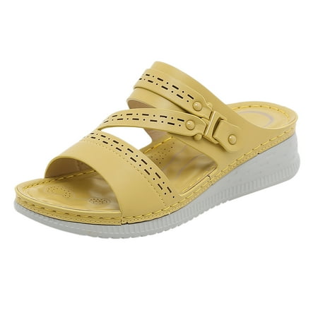 Sandals Women Flip Flops For Women Women Summer Fashion Slip On Casual Open Toe Wedges Comfortable Beach Shoes Sandals Slippers Wedge Sandals For Women Sandals For Women Dressy Summer
Sandals Women Flip Flops For Women Women Summer Fashion Slip On Casual Open Toe Wedges Comfortable Beach Shoes Sandals Slippers Wedge Sandals For Women Sandals For Women Dressy Summer