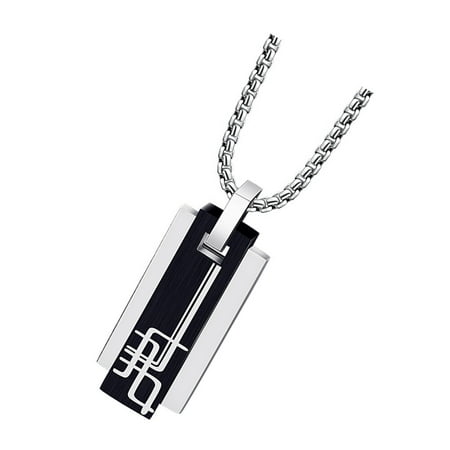 Necklace for Men Bar Pendant Geometric Personality European and American Titanium Steel Man
Necklace for Men Bar Pendant Geometric Personality European and American Titanium Steel Man
