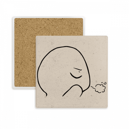 Eyes Closed Expiratory Black Happy Square Coaster Cup Mat Mug Subplate Holder Insulation Stone
Eyes Closed Expiratory Black Happy Square Coaster Cup Mat Mug Subplate Holder Insulation Stone