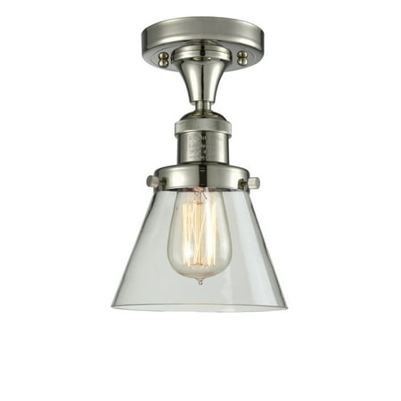 Innovations Lighting 517-1Ch Small Cone Small Cone 1 Light 7 Wide Semi-Flush Ceiling
Innovations Lighting 517-1Ch Small Cone Small Cone 1 Light 7 Wide Semi-Flush Ceiling