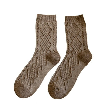 Kripyery 1 Pair Women Winter Thermal Socks Acrylic Thermal Winter Socks Anti-Skid Long Socks Solid Color
Kripyery 1 Pair Women Winter Thermal Socks Acrylic Thermal Winter Socks Anti-Skid Long Socks Solid Color