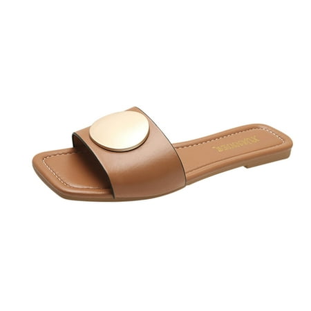 Kukoosong Sandals Women Beach Sandals Summer Non-Slip Causal Slippers Flat Sandals for Women Coffee 37
Kukoosong Sandals Women Beach Sandals Summer Non-Slip Causal Slippers Flat Sandals for Women Coffee 37