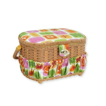 Lilsew FS095 Lil Sew & Sew Fs095 Sewing Basket With 42pc Sewing Kit