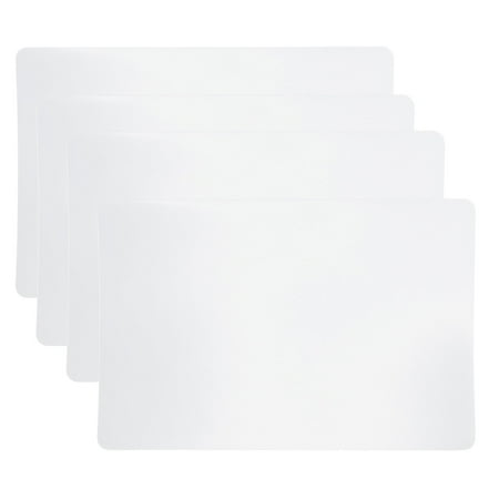 4Pcs Portable Table Mats Wear-resistant Place Mats Transparent Dining Mats for Outdoor
4Pcs Portable Table Mats Wear-resistant Place Mats Transparent Dining Mats for Outdoor