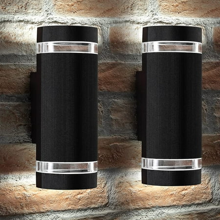 Dusk to Dawn Exterior Wall Sconce - ETL Listed Light Fixtures Wall Mount Cylinder Design -White Up Light Fixture 5000k for Porch Backyard and Patio ( 2 Pack)
Dusk to Dawn Exterior Wall Sconce - ETL Listed Light Fixtures Wall Mount Cylinder Design -White Up Light Fixture 5000k for Porch Backyard and Patio ( 2 Pack)