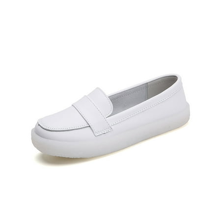 Tenmix Womens Flats Comfort Loafers Slip On Casual Shoes Lightweight Nurse Shoe Nursing Non-Slip Breathable White 5.5
Tenmix Womens Flats Comfort Loafers Slip On Casual Shoes Lightweight Nurse Shoe Nursing Non-Slip Breathable White 5.5