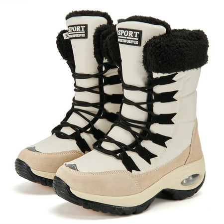 Fashion Lace Up Snow Boots Waterproof Thickening Plush Inner Calf Boots Non-slip Air Cushion Ankle Boots Women s Footwear
Fashion Lace Up Snow Boots Waterproof Thickening Plush Inner Calf Boots Non-slip Air Cushion Ankle Boots Women s Footwear