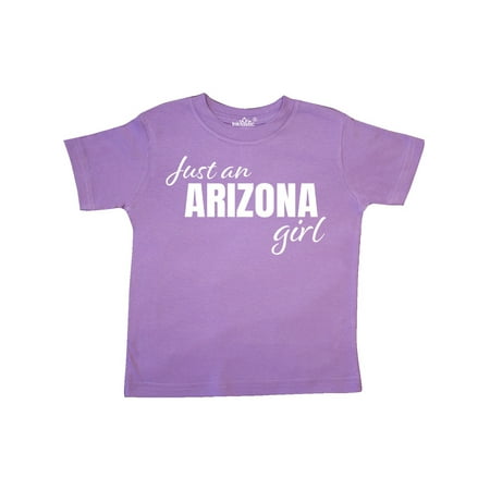 Inktastic Just an Arizona Girl Born and Raised Gift Toddler Toddler Girl T-Shirt
