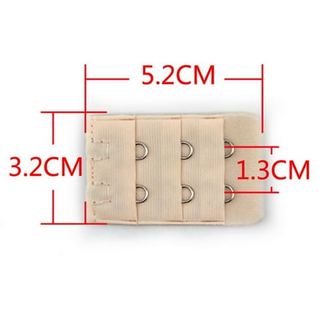 RPVATI Women s Stretchy Bra Extender Soft Comfortable 2x3 Hooks Extension