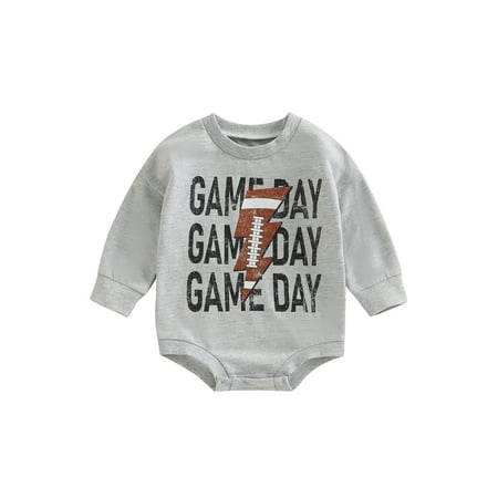 sdghg Baby Girls Boys Autumn Casual Romper Long Sleeve O Neck Letter Rugby Print Romper
sdghg Baby Girls Boys Autumn Casual Romper Long Sleeve O Neck Letter Rugby Print Romper
