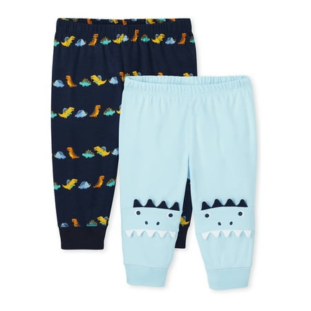 The Children s Place Baby Boy Long Knit Pant 2-Pack Sizes 0-24Months