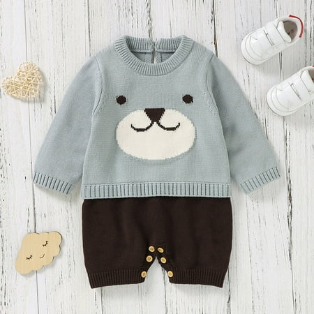 Cathalem Hoodie Full Zip Newborn Infant Boy Girl Cartoon Bear Knitted Sweater Baby Jumpsuit Romper Cotton 1 Piece Zip up Sweaters Sweater Light Blue 6-9 Months
Cathalem Hoodie Full Zip Newborn Infant Boy Girl Cartoon Bear Knitted Sweater Baby Jumpsuit Romper Cotton 1 Piece Zip up Sweaters Sweater Light Blue 6-9 Months