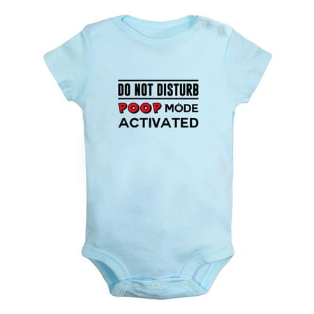 Do Not Disturb Poop Mode Activated Funny Rompers For Babies Newborn Baby Unisex Bodysuits Infant Jumpsuits Toddler 0-12 Months Kids One-Piece Oufits (Blue 6-12 Months)
Do Not Disturb Poop Mode Activated Funny Rompers For Babies Newborn Baby Unisex Bodysuits Infant Jumpsuits Toddler 0-12 Months Kids One-Piece Oufits (Blue 6-12 Months)