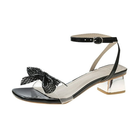 KmaiSchai Sandals For Women With Heels Fashion Summer Women Sandals Rhinestone Bow Buckle Strap Square Heel Middle Heel Casual Sandals For Women Flowers Slip On Sandals For Women Quilted Sa
KmaiSchai Sandals For Women With Heels Fashion Summer Women Sandals Rhinestone Bow Buckle Strap Square Heel Middle Heel Casual Sandals For Women Flowers Slip On Sandals For Women Quilted Sa