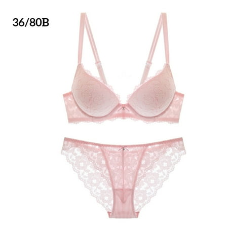 ELENXS Lace Bra Panties Set Push up Adjustable Girls Underwear Hollow Breathable Lingerie
ELENXS Lace Bra Panties Set Push up Adjustable Girls Underwear Hollow Breathable Lingerie