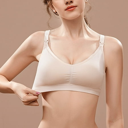 MINZON Women Full Bust Breastfeeding Bra Maternity Bras Push Up Silk Seamless Pregnancy Bralette Underwear
MINZON Women Full Bust Breastfeeding Bra Maternity Bras Push Up Silk Seamless Pregnancy Bralette Underwear